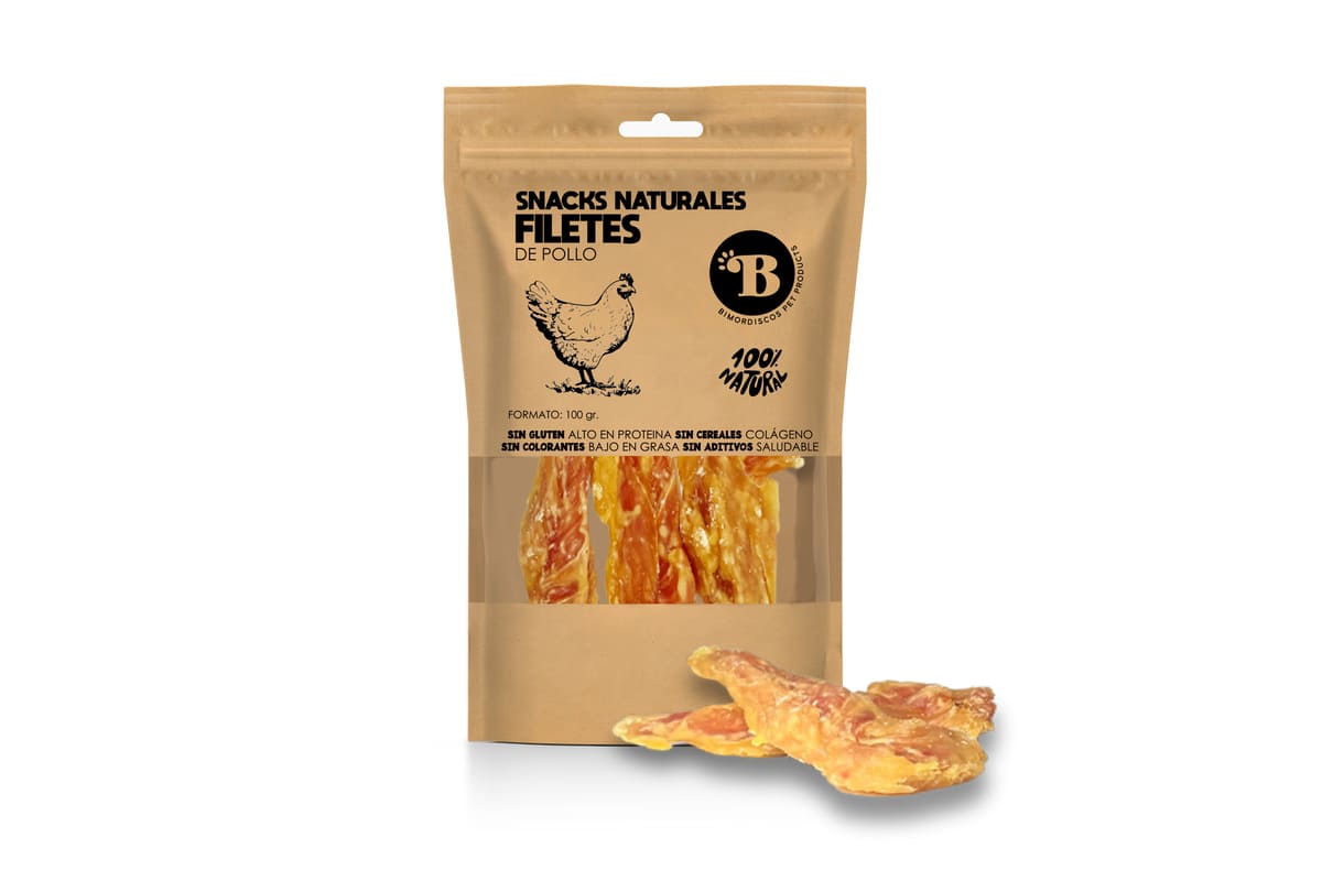 🐔 Filets de Poulet Naturels 100g pour Chat