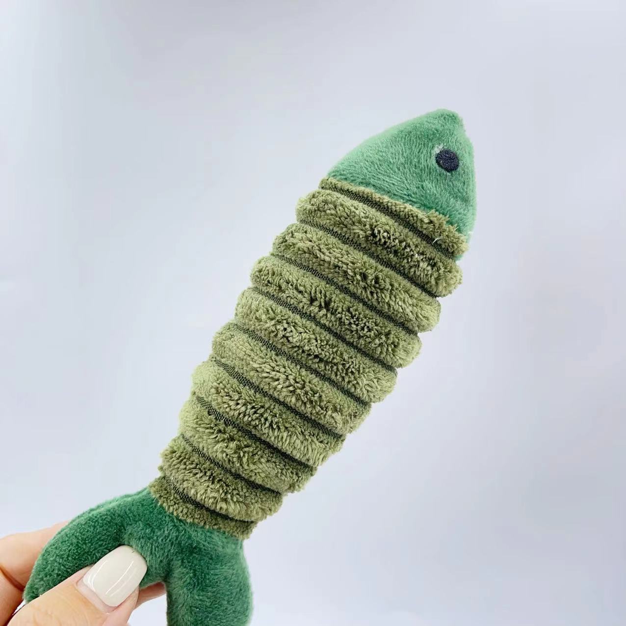 Poisson en Peluche à l’Herbe à Chat – Jouet Stimulant pour Chat