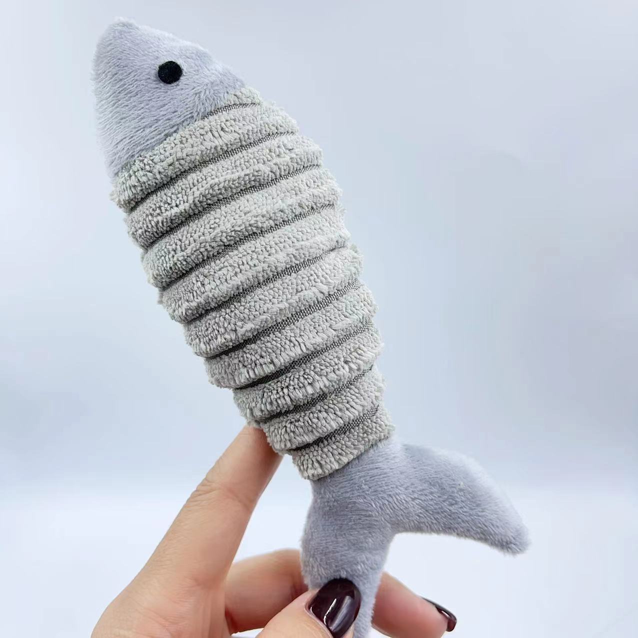 Poisson en Peluche à l’Herbe à Chat – Jouet Stimulant pour Chat