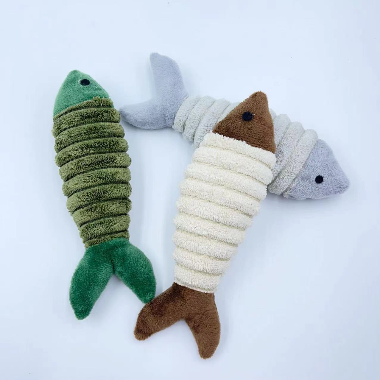 Poisson en Peluche à l’Herbe à Chat – Jouet Stimulant pour Chat