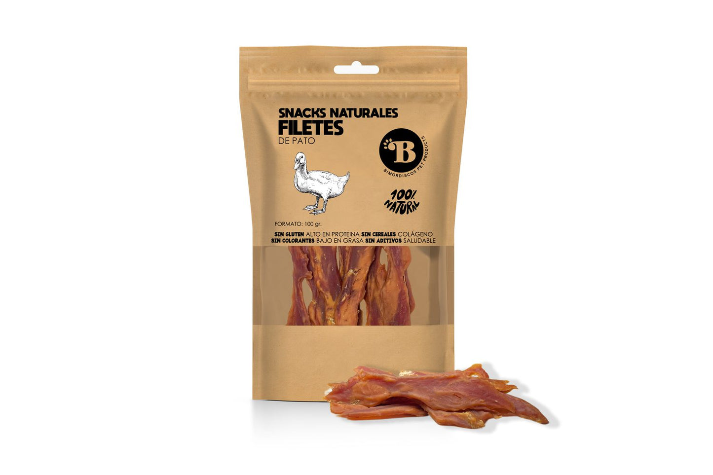 🦆 Filets de Canard Naturels 100 g pour Chat