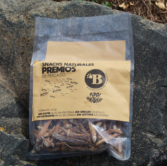 🐟 Récompenses Poisson Naturelles 50g (Chiens & Chats)
