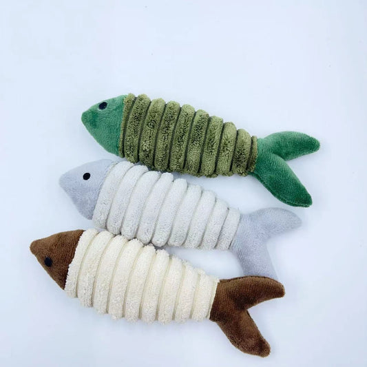 Poisson en Peluche à l’Herbe à Chat – Jouet Stimulant pour Chat