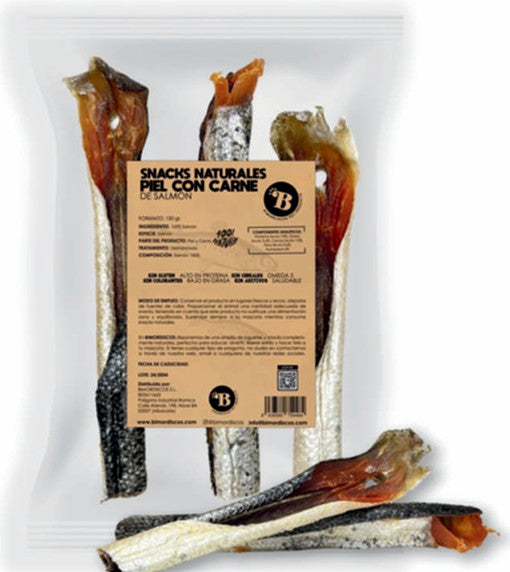 🐟 Peau de Saumon avec Viande 150g